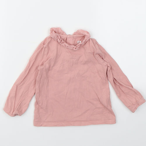 F&F Girls Pink   Basic T-Shirt Size 12-18 Months