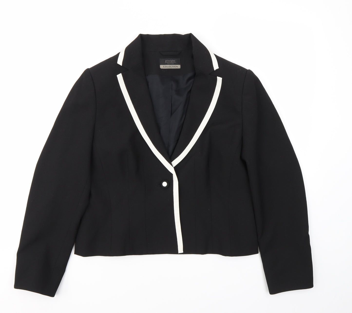 Principles Womens Black   Jacket Blazer Size 14