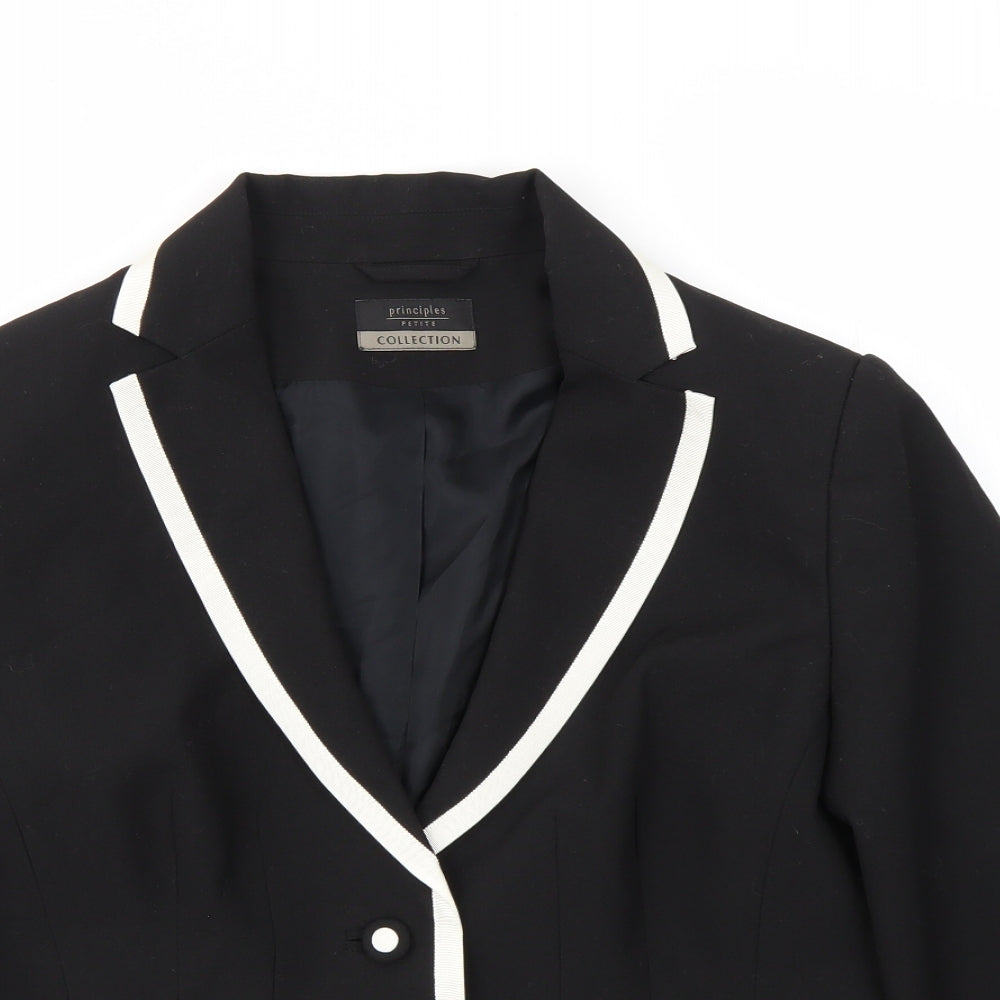 Principles Womens Black   Jacket Blazer Size 14