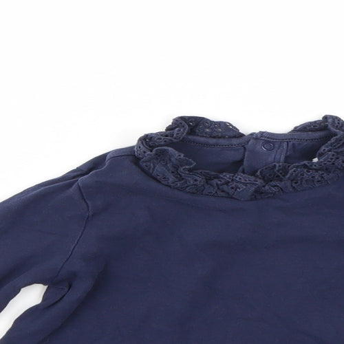 F&F Girls Blue   Basic T-Shirt Size 12-18 Months