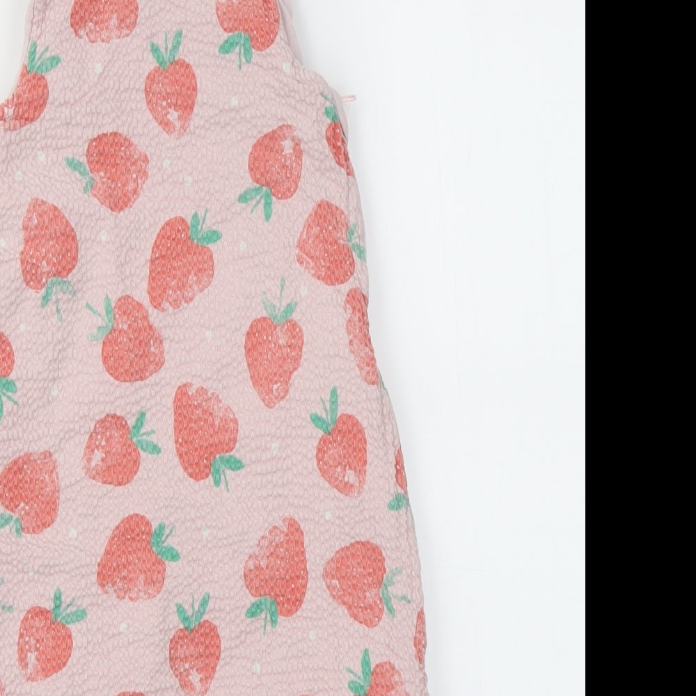 TU  Pink Geometric  Babygrow One-Piece Size 6-9 Months