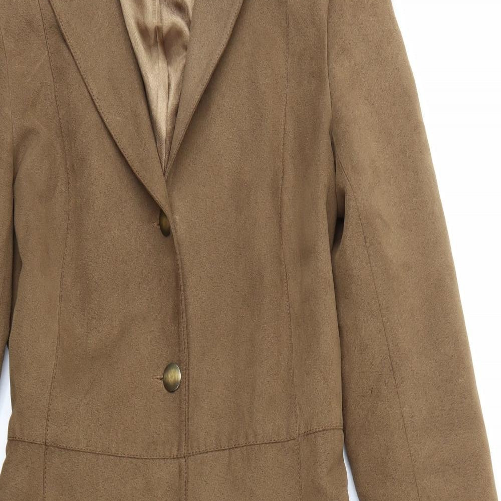 Wallis Womens Brown   Jacket Coat Size 10