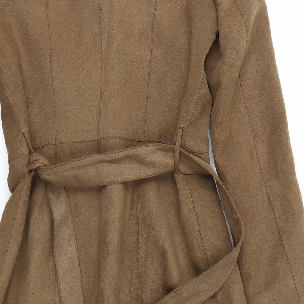 Wallis Womens Brown   Jacket Coat Size 10