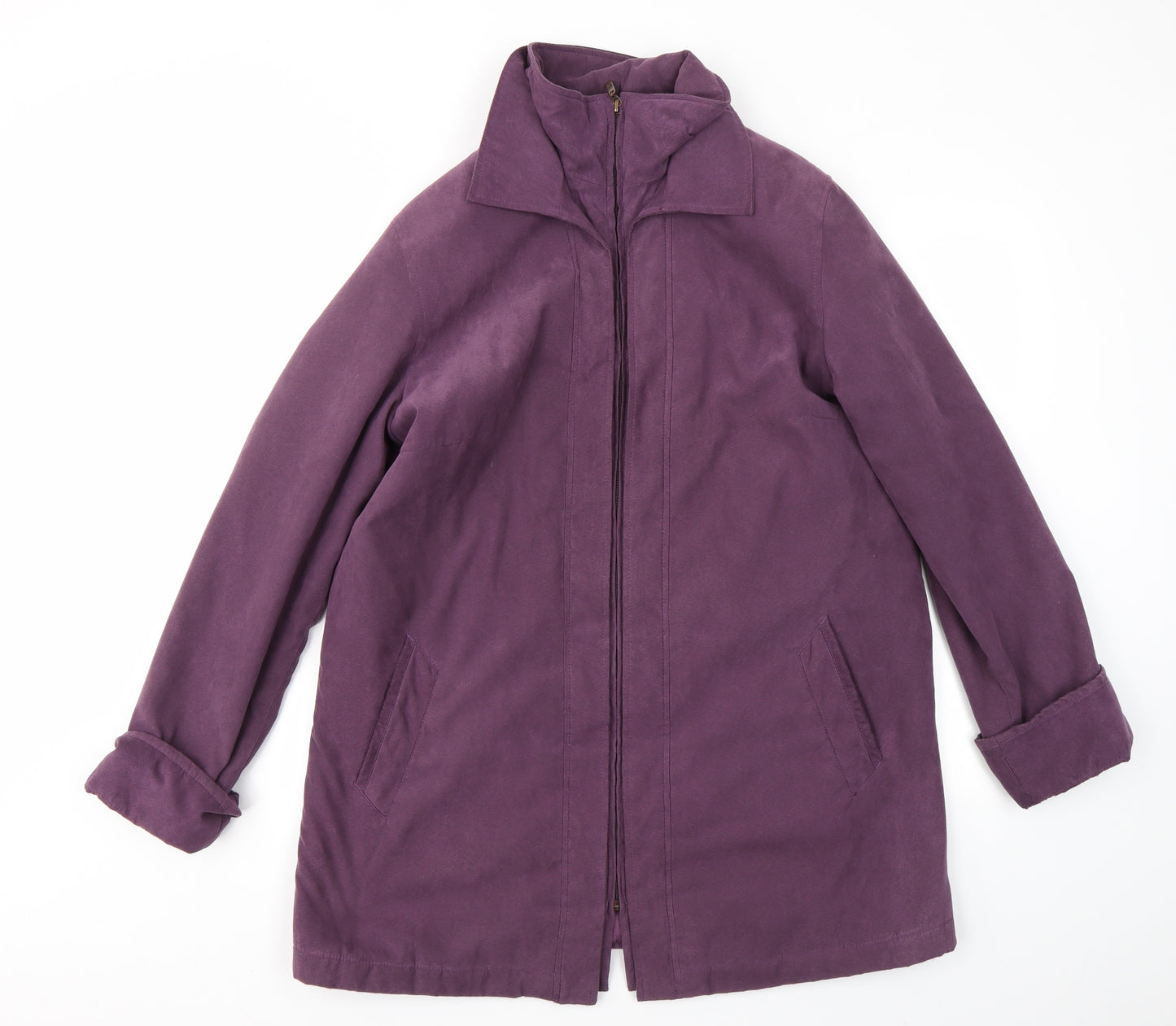 Klass Womens Purple   Jacket Coat Size M