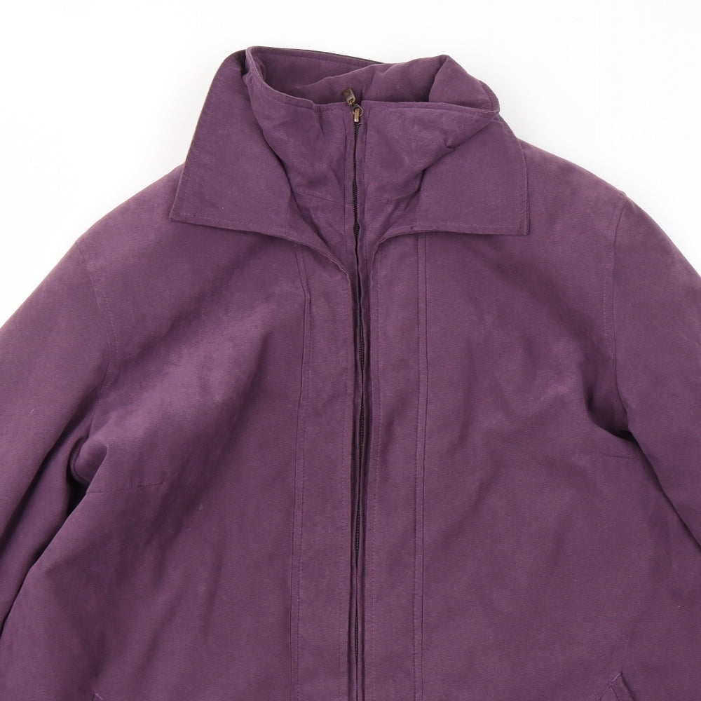 Klass Womens Purple   Jacket Coat Size M