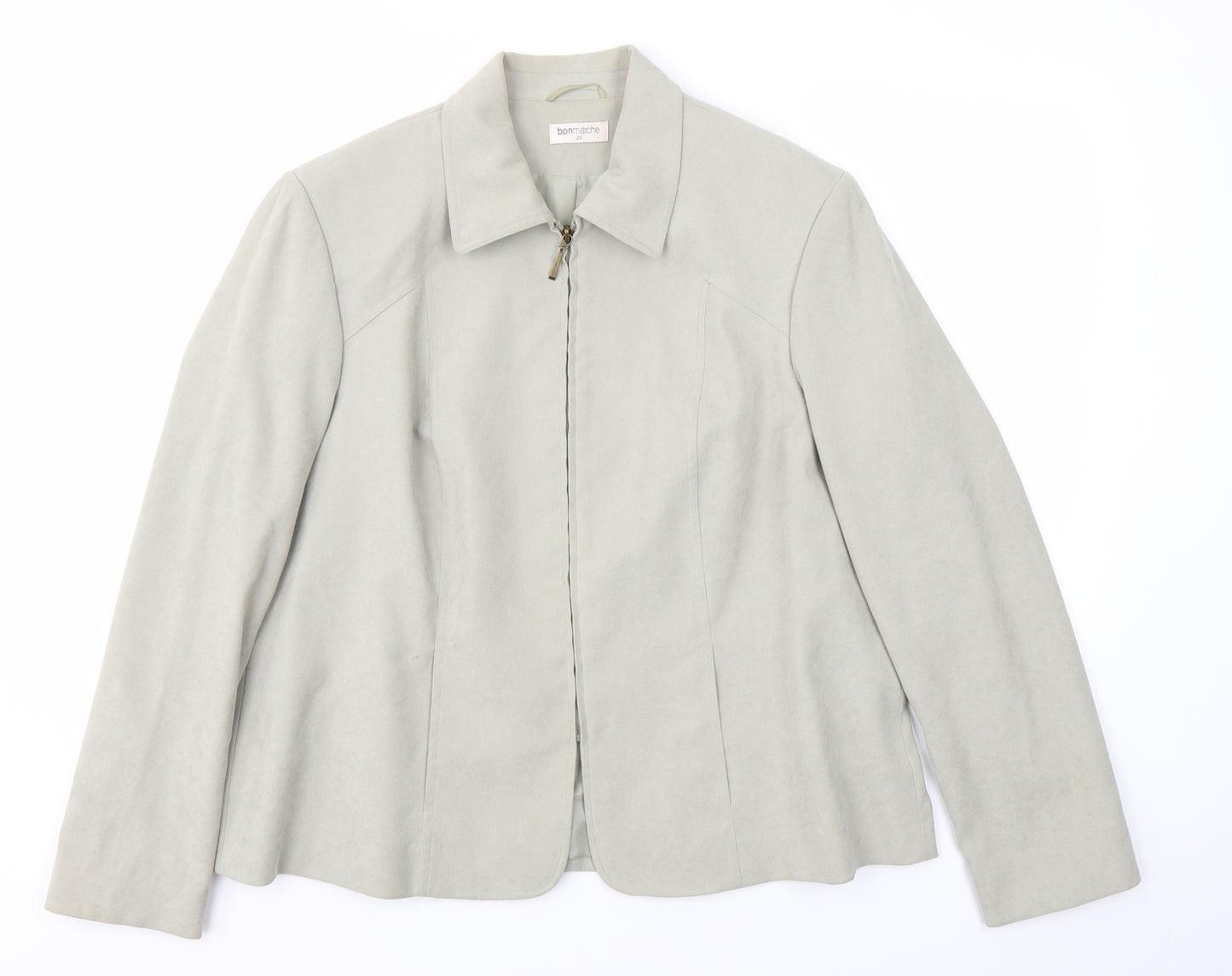 Bonmarché Womens Beige   Jacket Coat Size 20