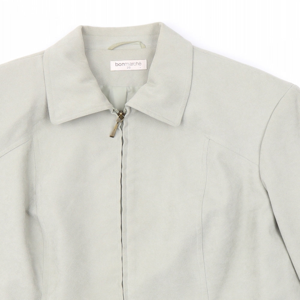 Bonmarché Womens Beige   Jacket Coat Size 20