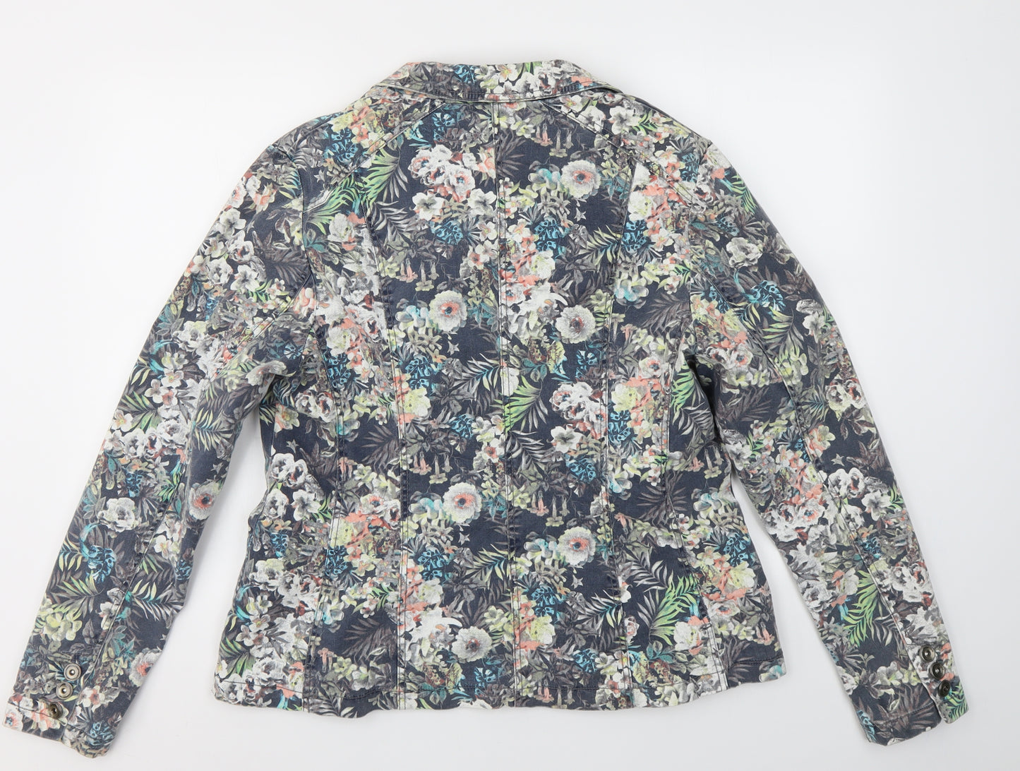 STREET ONE  Womens Multicoloured Floral  Jacket Blazer Size 18