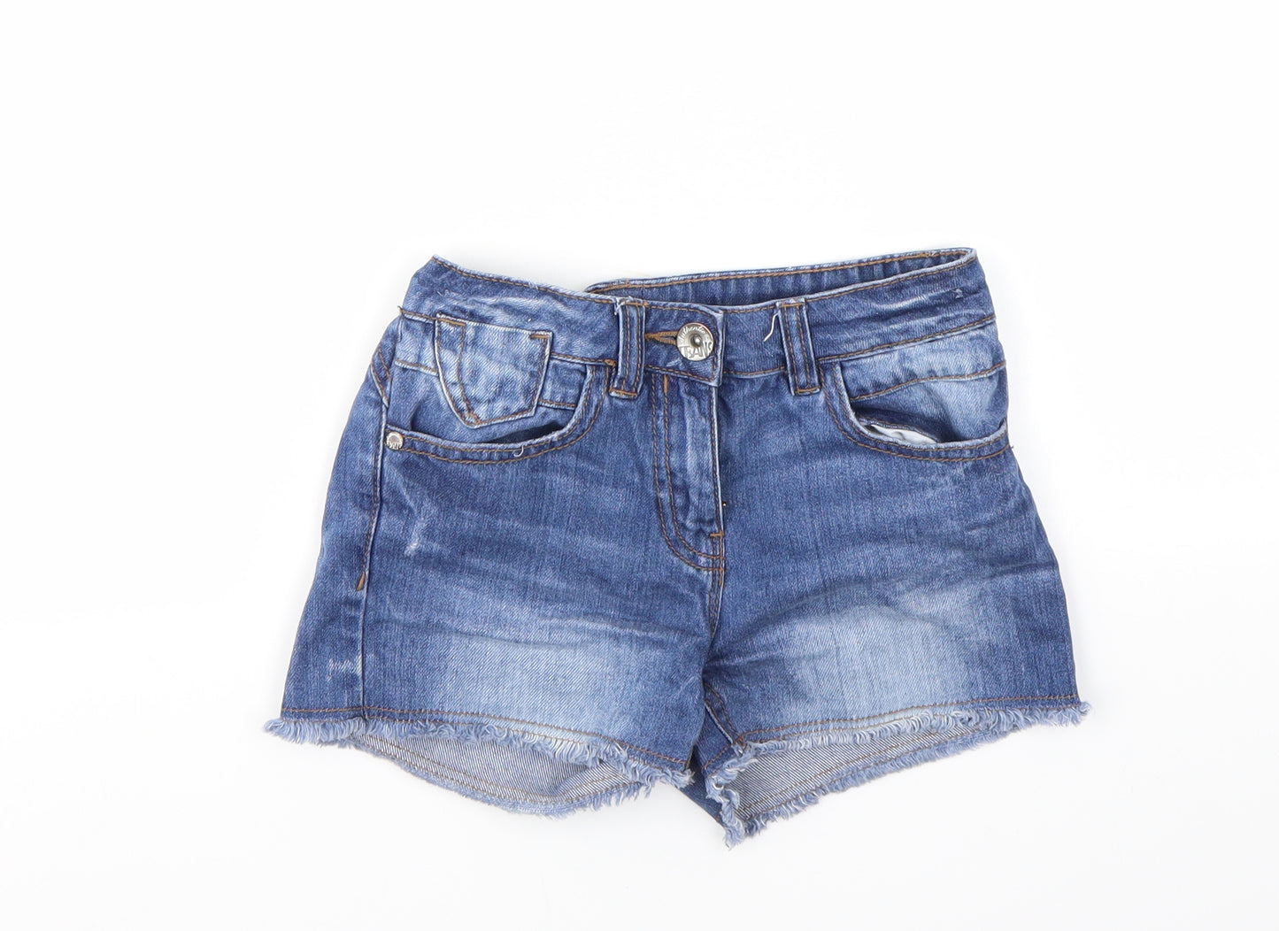 NEXT Girls Blue   Cut-Off Shorts Size 8 Years