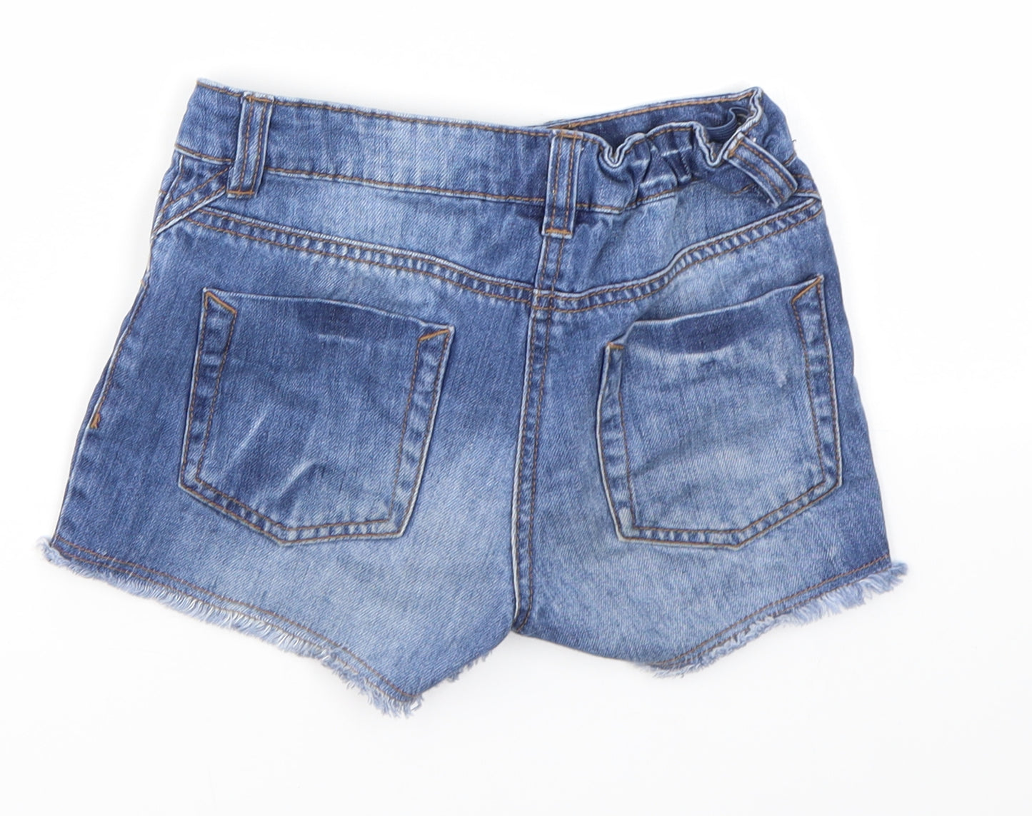 NEXT Girls Blue   Cut-Off Shorts Size 8 Years