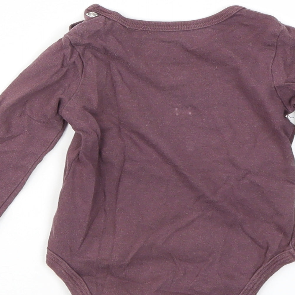 SO CUTE Girls Purple   Babygrow One-Piece Size 3-6 Months