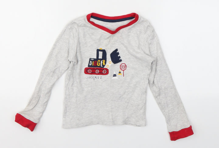 Primark Boys Grey    Pyjama Top Size 2 Years