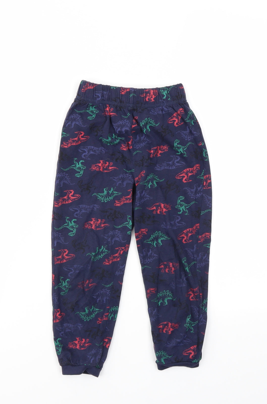 George Boys Blue Geometric  Jogger Trousers Size 4-5 Years