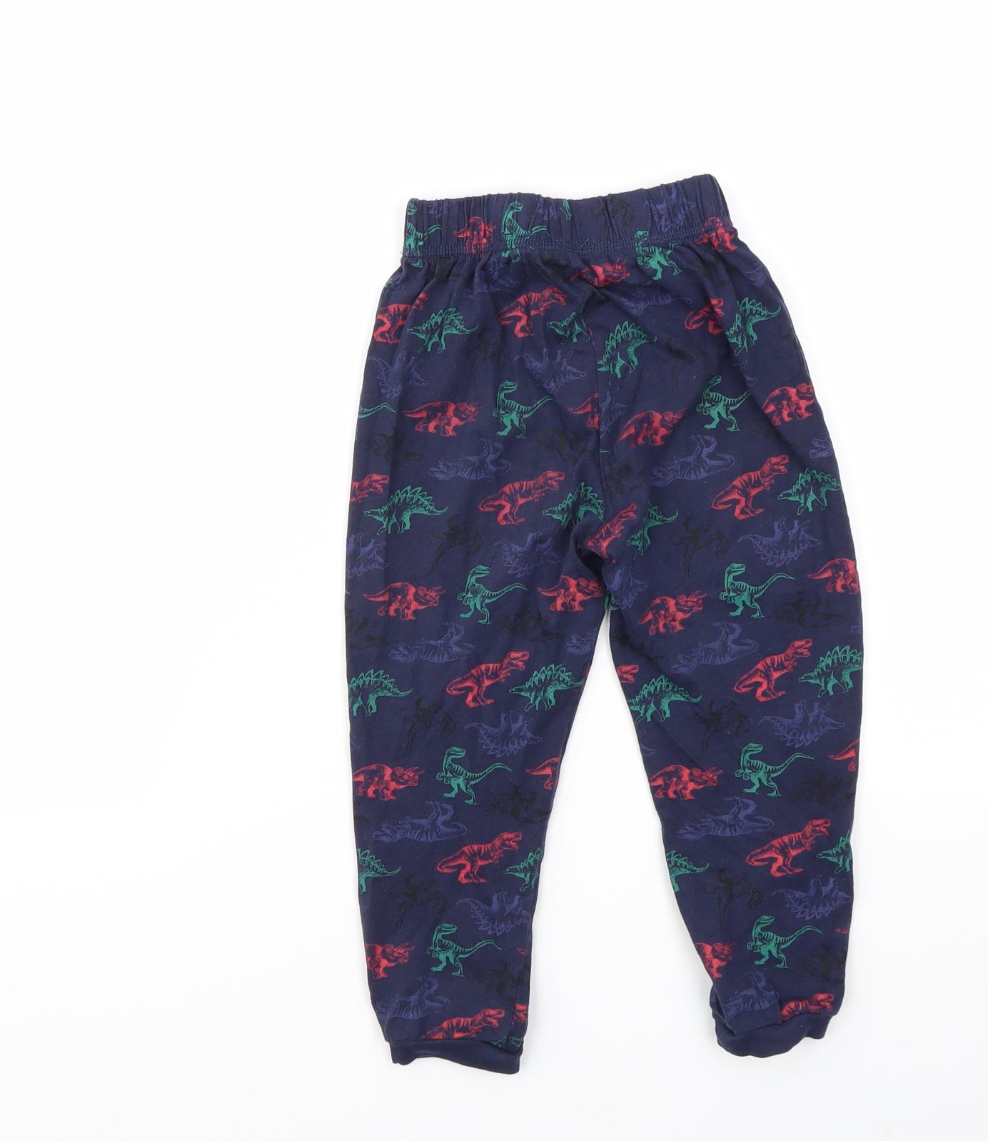 George Boys Blue Geometric  Jogger Trousers Size 4-5 Years