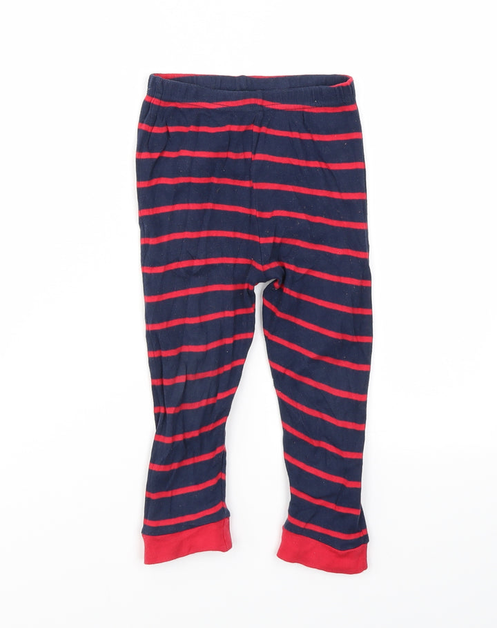 Primark Boys Multicoloured Striped Jogger Trousers Size 2 Years