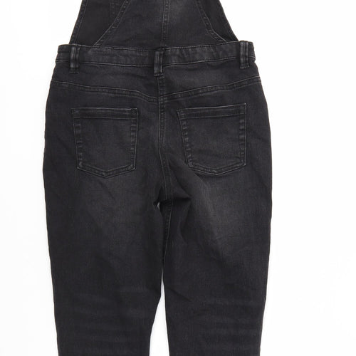 NEXT Girls Black   Dungaree One-Piece Size 11 Years
