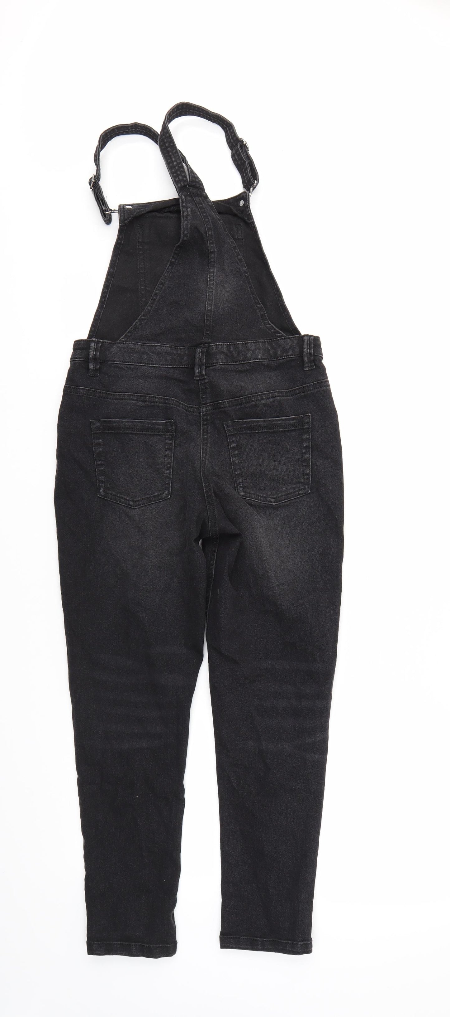 NEXT Girls Black   Dungaree One-Piece Size 11 Years