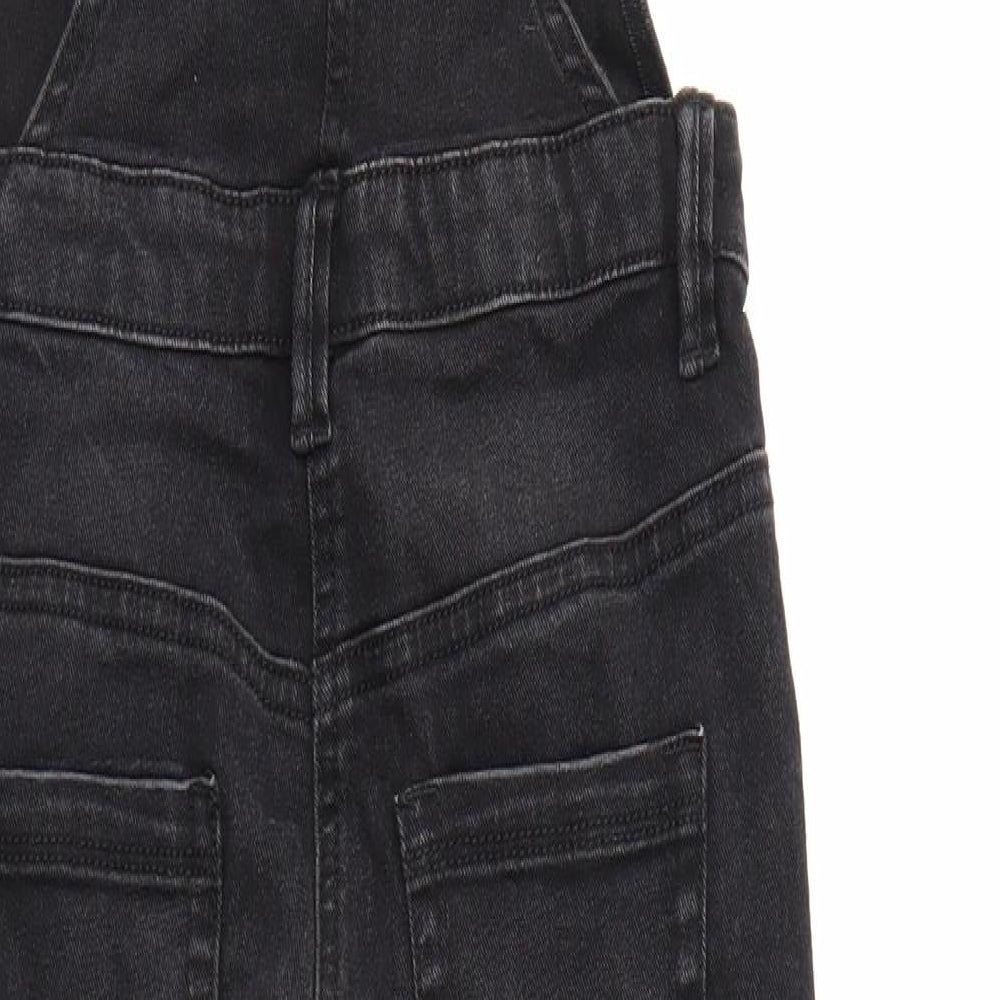 NEXT Girls Black   Dungaree One-Piece Size 11 Years