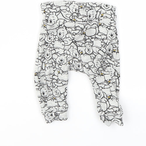 Preworn Baby Grey Animal Print  Capri Leggings Size 3-6 Months