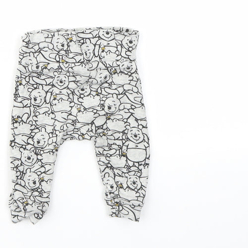 Preworn Baby Grey Animal Print  Capri Leggings Size 3-6 Months