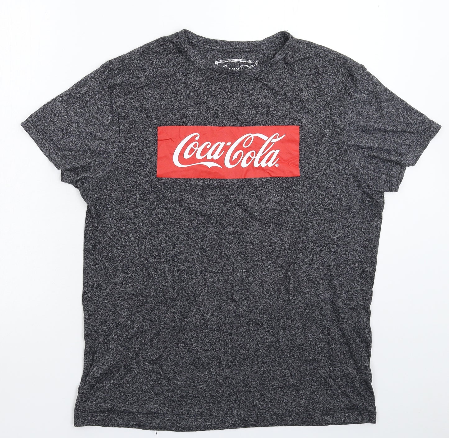 Coca-Cola Mens Grey    T-Shirt Size L