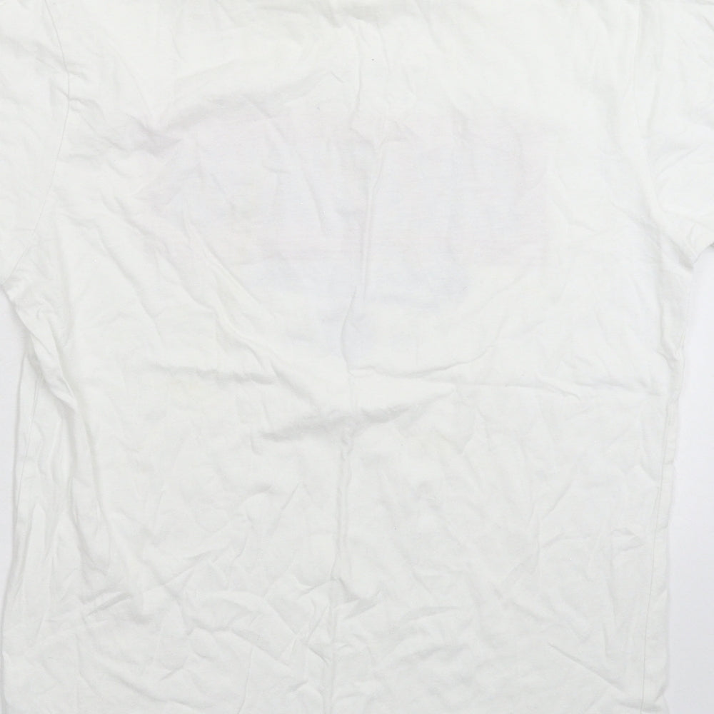 Primark Mens White    T-Shirt Size M
