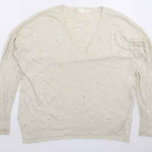 Inwear Womens Grey  Knit Pullover Jumper Size L