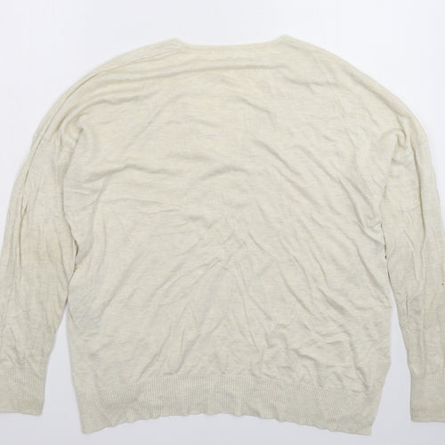 Inwear Womens Grey  Knit Pullover Jumper Size L