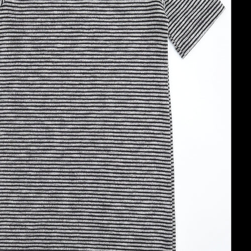 Divided Womens Grey Striped  Mini  Size 12