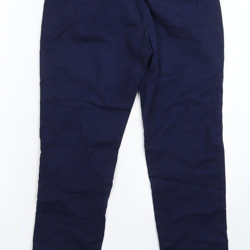 Mango Womens Blue   Chino Trousers Size 8 L26 in