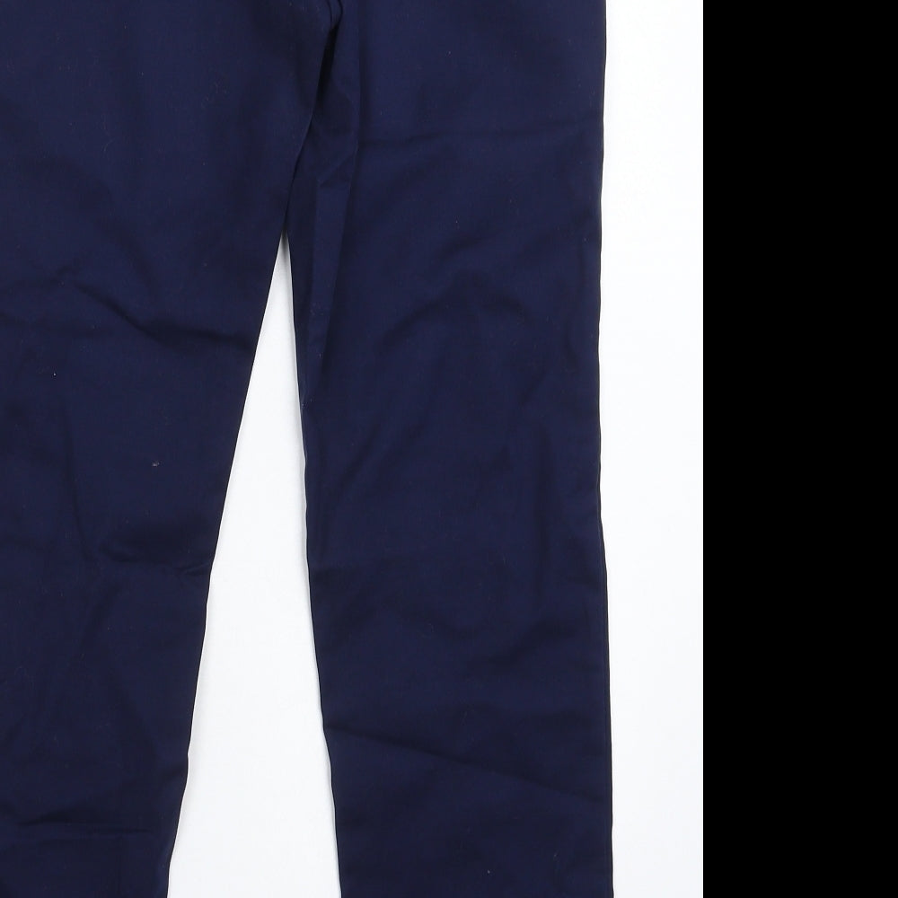 Mango Womens Blue   Chino Trousers Size 8 L26 in