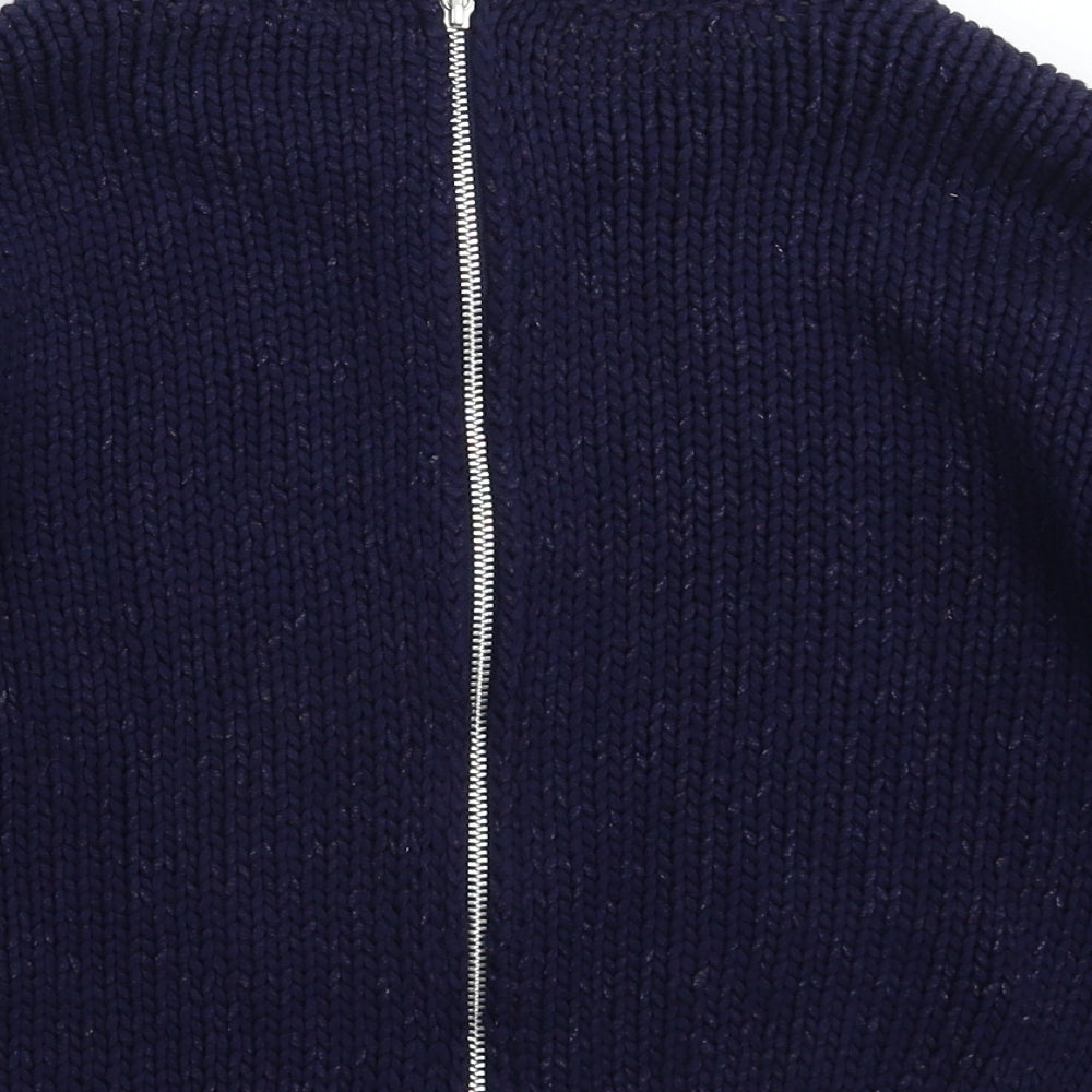 Topshop Womens Blue  Knit Pullover Jumper Size 8