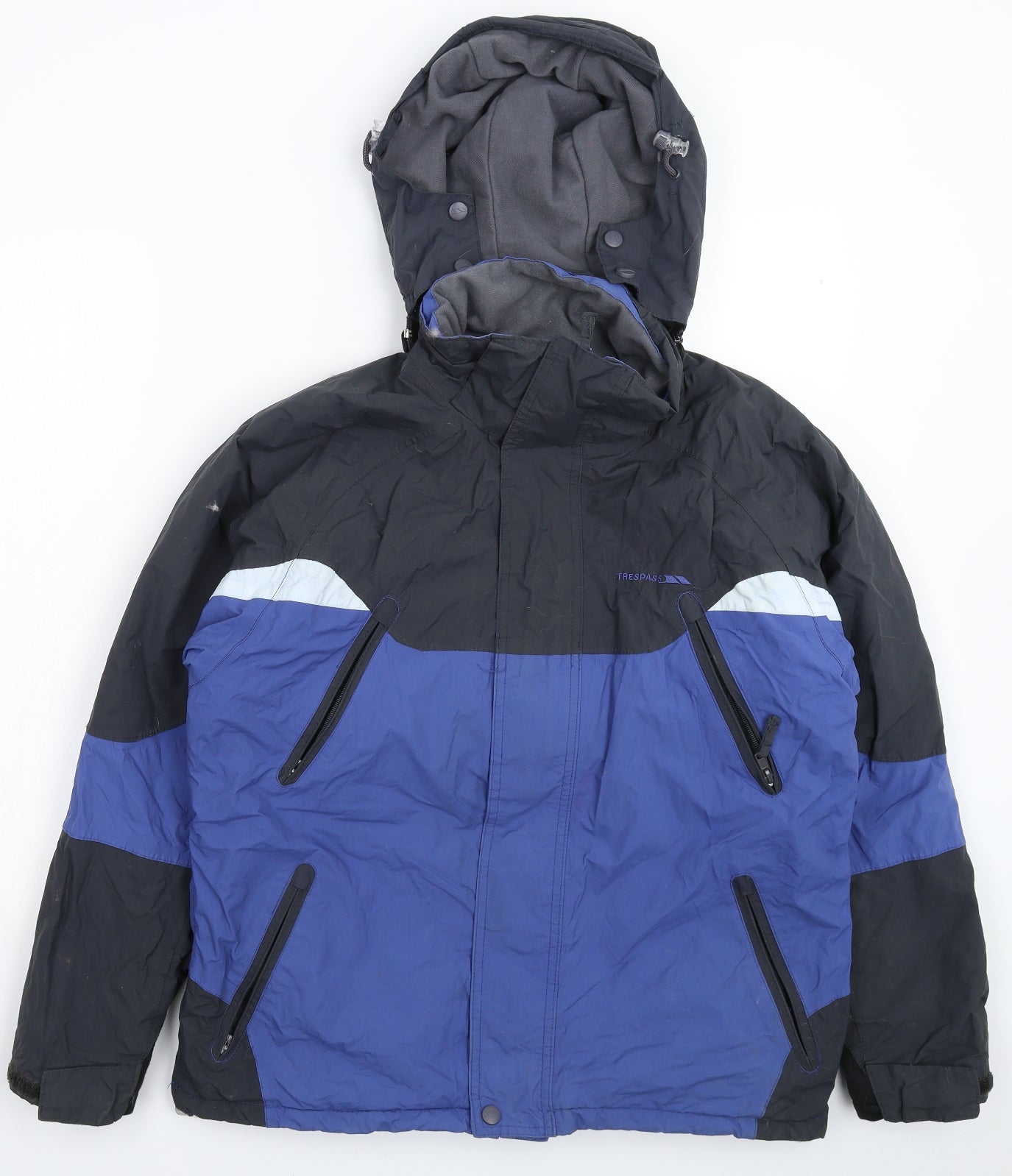 Trespass Boys Blue   Rain Coat Coat Size 15-16 Years