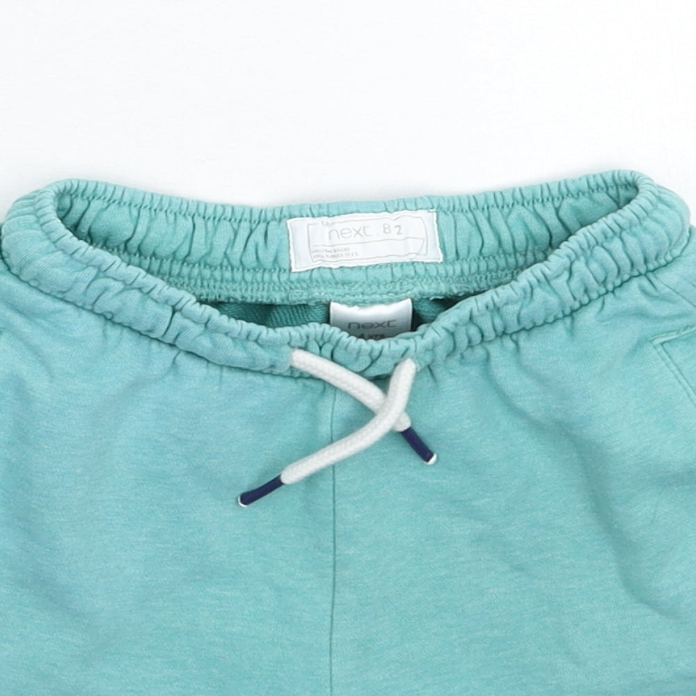 NEXT Boys Green   Sweat Shorts Size 4 Years