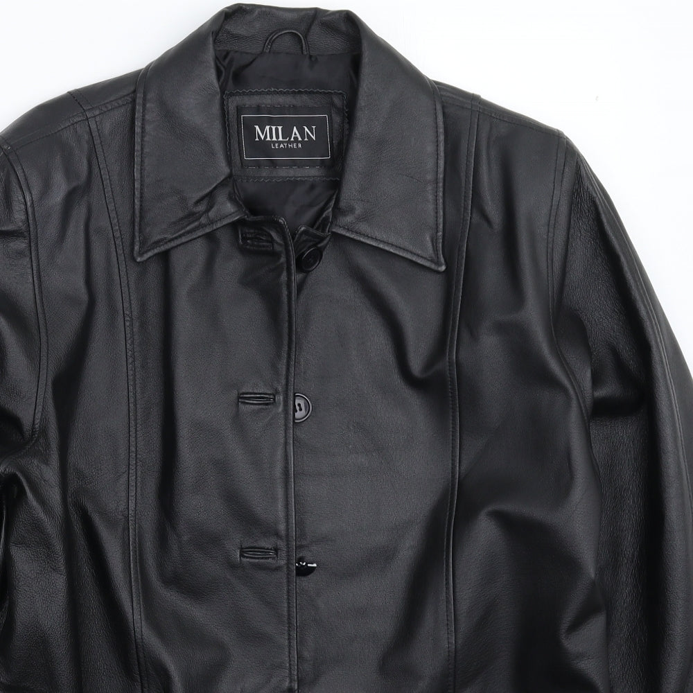 Milan Womens Black   Jacket  Size 16