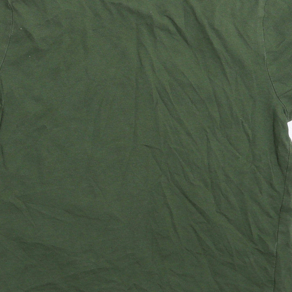 Primark Boys Green   Basic T-Shirt Size 5-6 Years