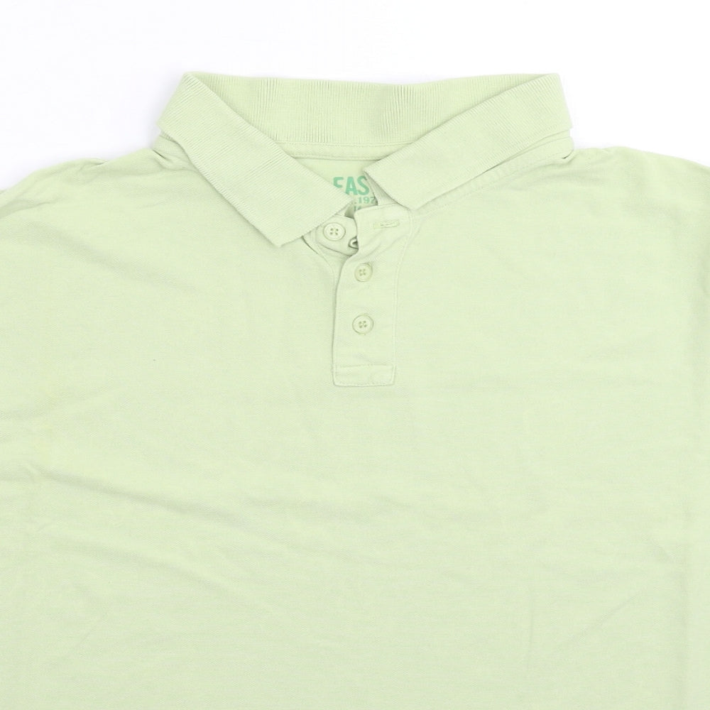 Easy Mens Green    Polo Size M