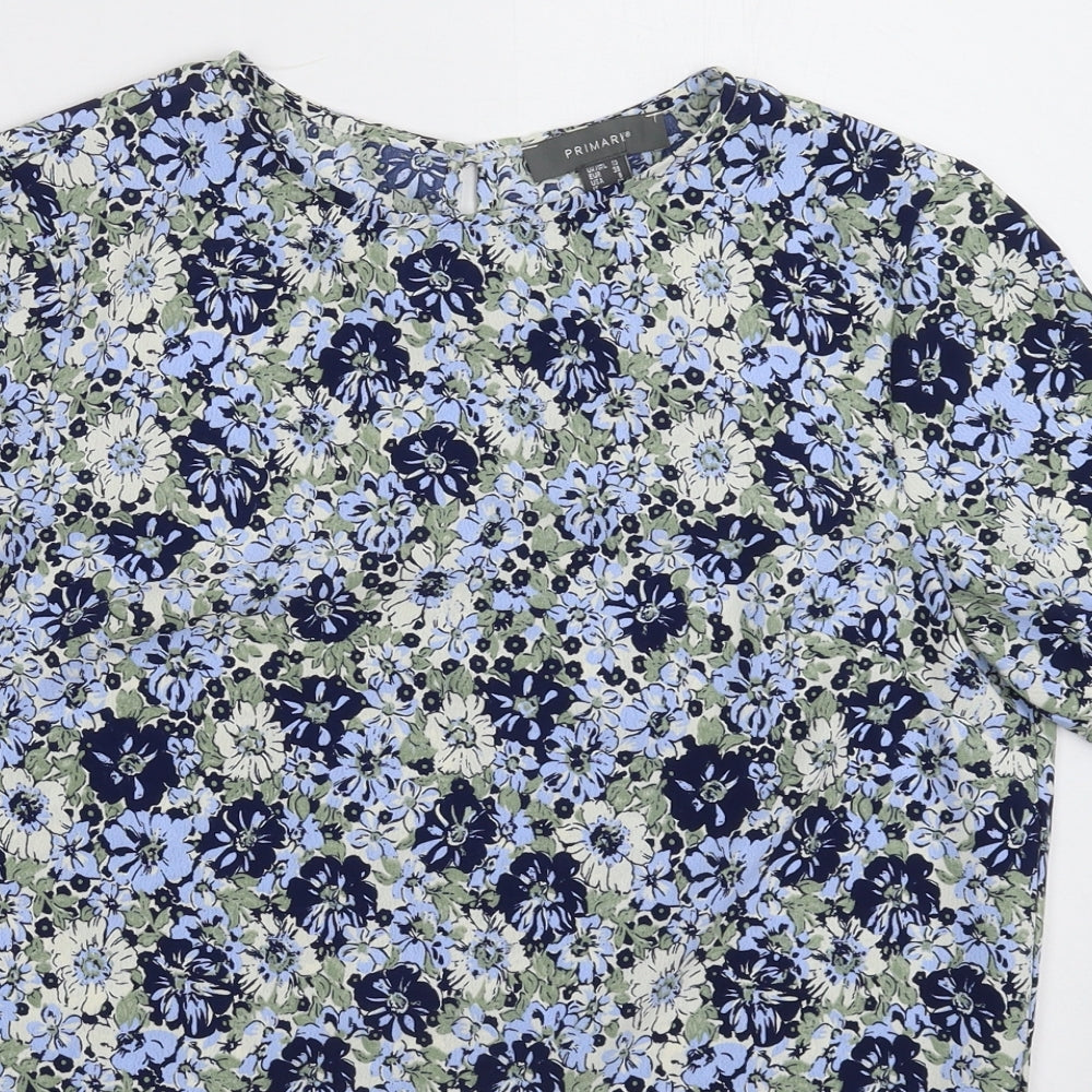 Primark Womens Multicoloured Floral  Basic Blouse Size 10