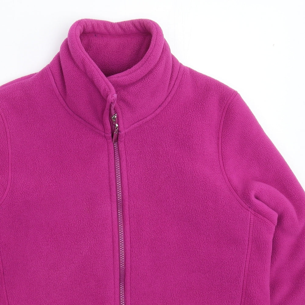 Marks and Spencer Womens Pink  Fleece Jacket  Size 12