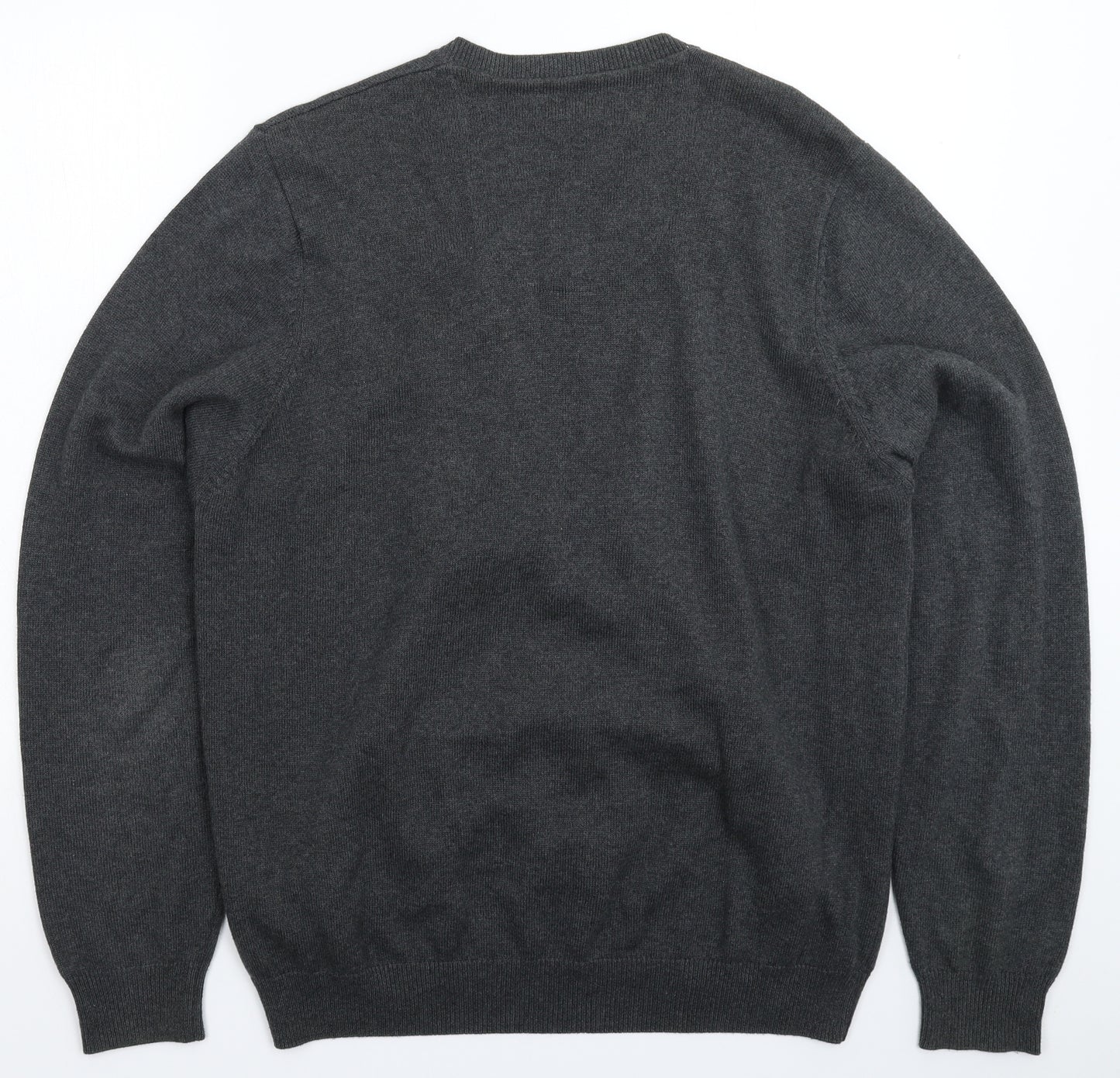 Marks and Spencer Mens Grey  Knit Pullover Jumper Size L