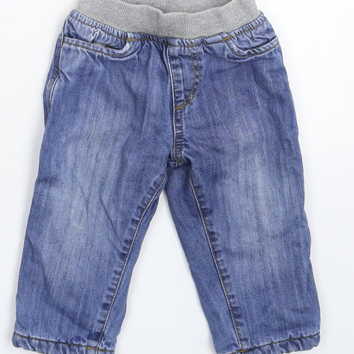 Merc Baby Blue  Denim Capri Jeans Size 9 Months