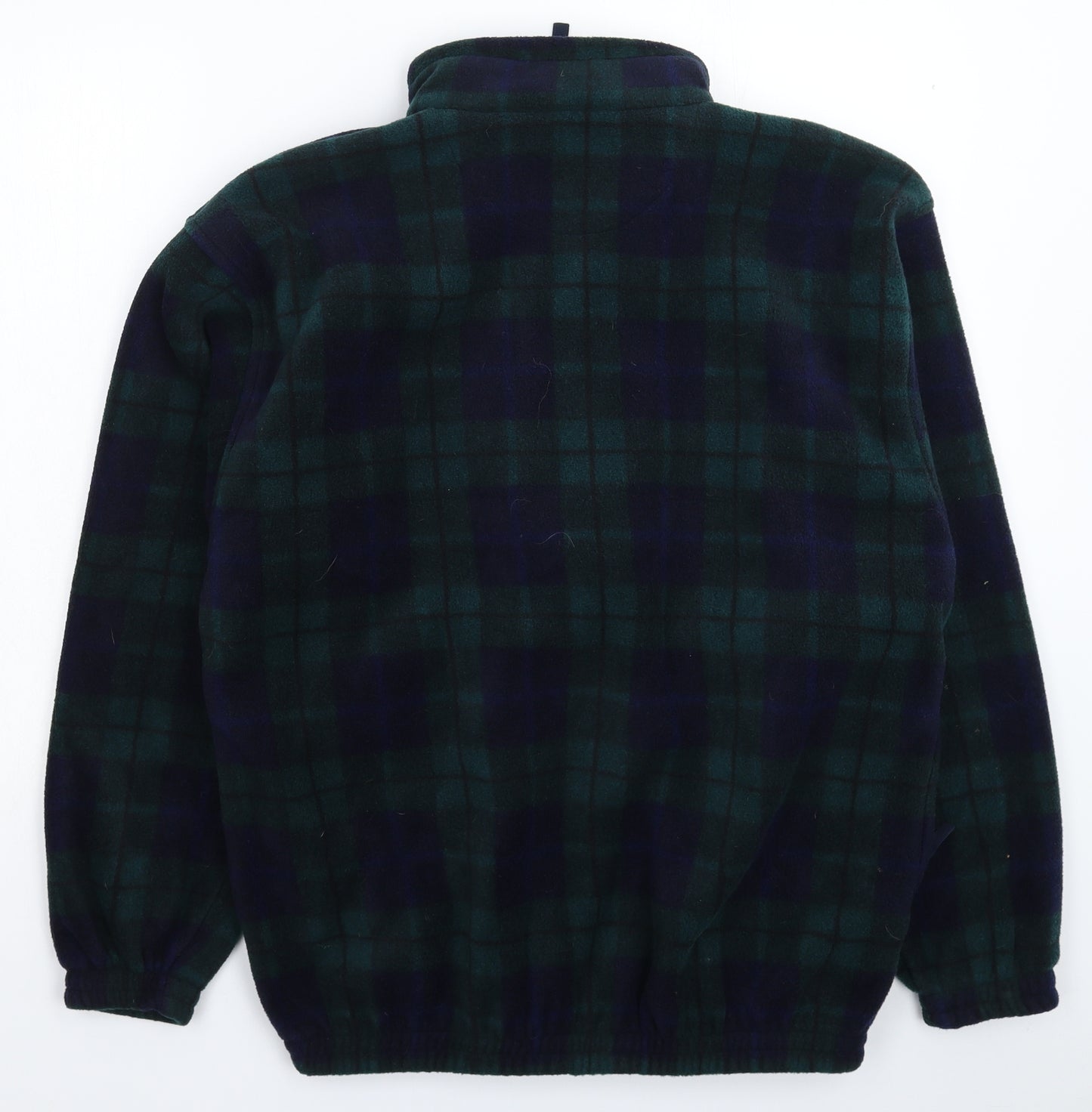Country Trader Mens Multicoloured Check Fleece Jacket  Size M
