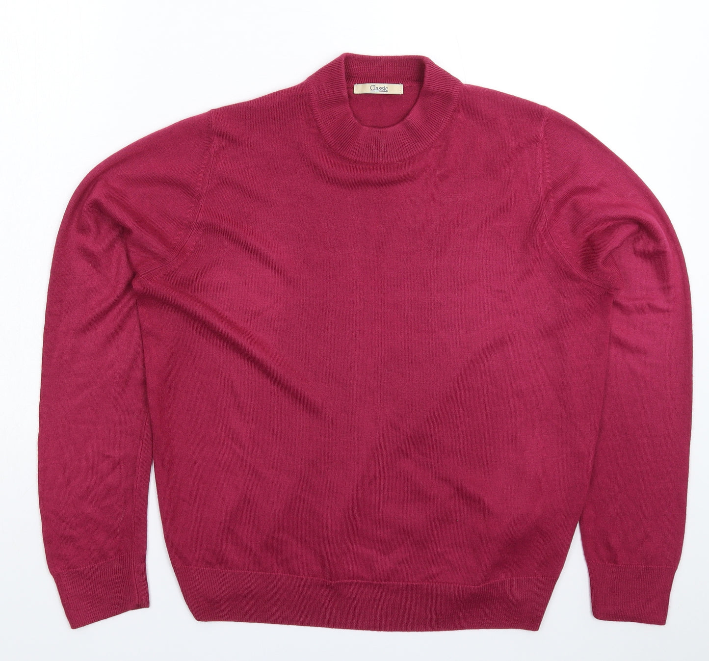 Marks and Spencer Womens Pink  Knit Pullover Jumper Size 16