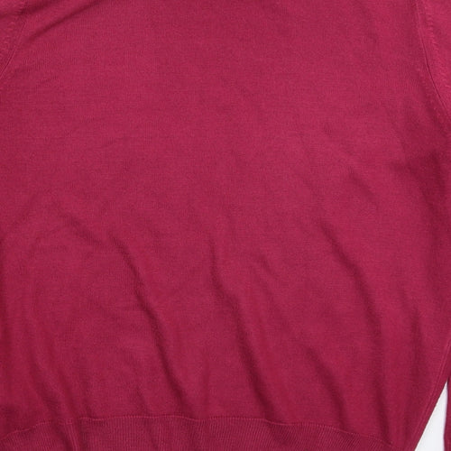 Marks and Spencer Womens Pink  Knit Pullover Jumper Size 16