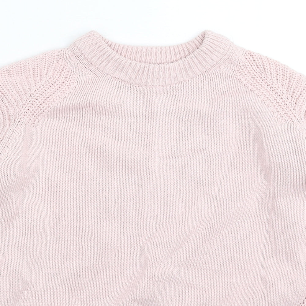 Marks and Spencer Womens Pink  Knit Pullover Jumper Size S