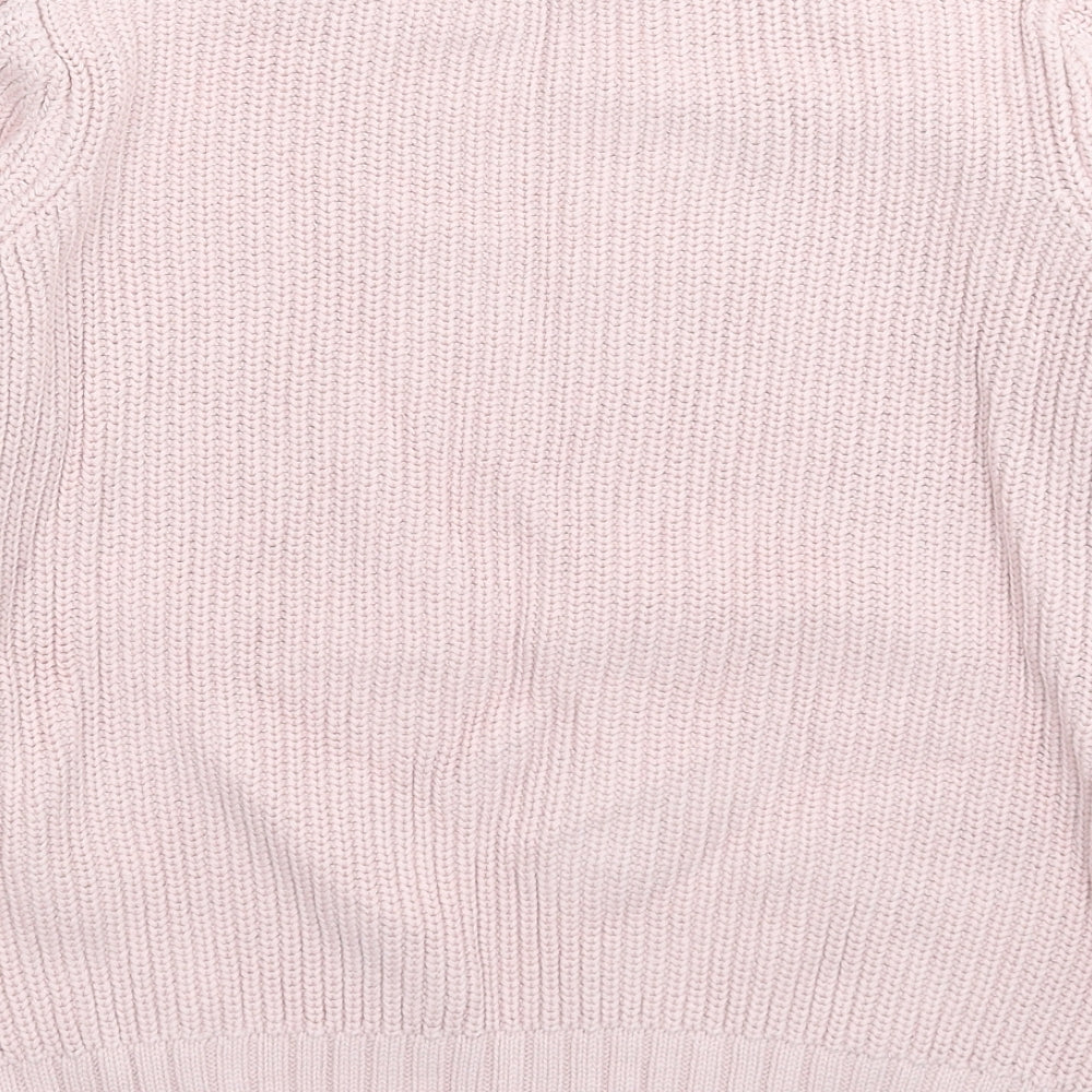 Marks and Spencer Womens Pink  Knit Pullover Jumper Size S