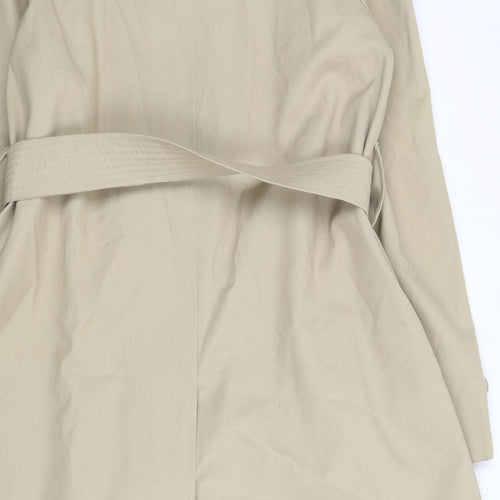 Quelrayn Womens Beige   Trench Coat Coat Size XL
