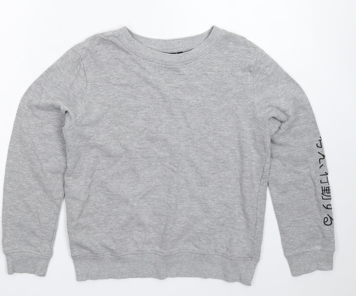LMTD Boys Grey   Pullover Sweatshirt Size 11-12 Years