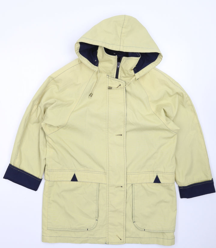 Klass Mens Yellow Jacket Coat Size XS