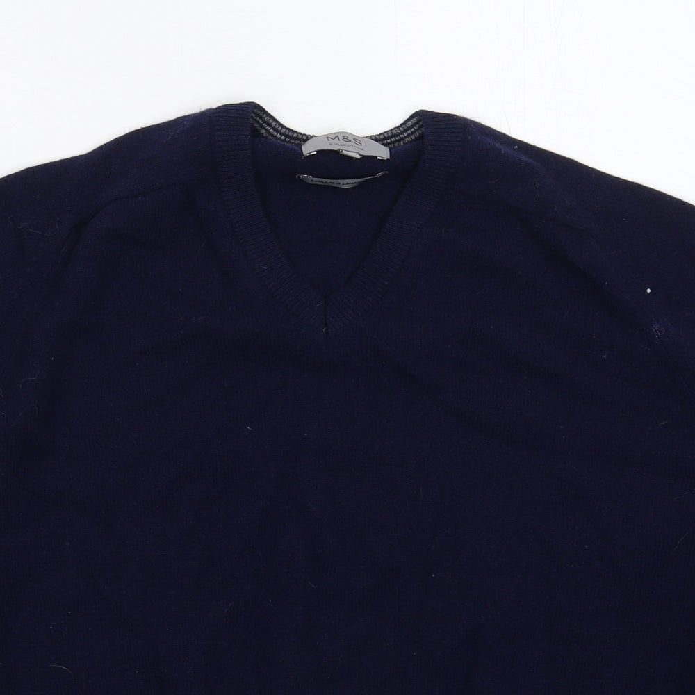 Marks and Spencer Womens Blue  Knit Pullover Jumper Size M